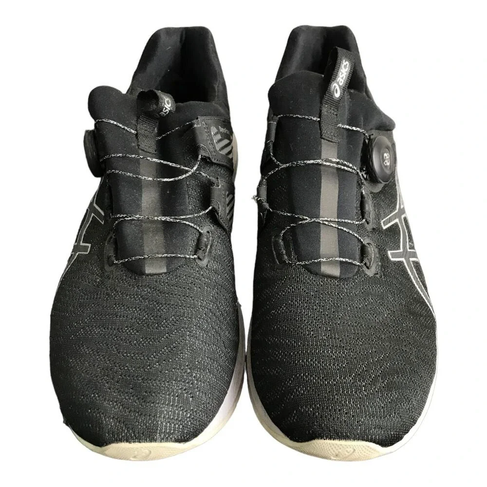 Asics Running Shoes Men 11 Black‎ Dynamis BOA T7D1N FlyteFoam Athletic Sneakers